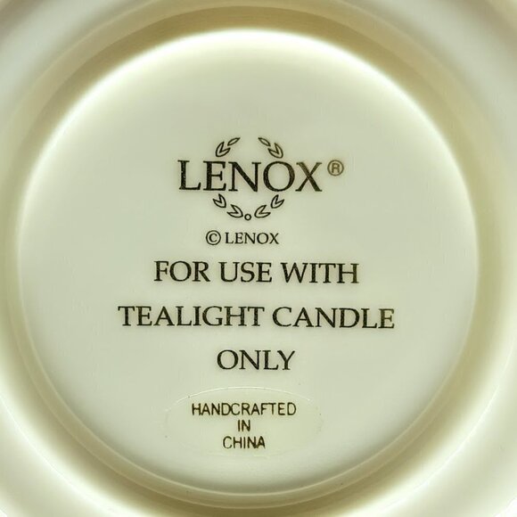 Lenox Illuminations Porcelain Pierced Candle Holders (3) - Picture 7 of 7
